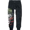 BATMAN The Joker - Laughing Uomo Pantaloni Tuta Nero 65% Cotone, 35% Poliestere Relaxed
