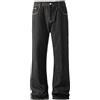 Generisch 2026, jeans da uomo in denim dal taglio bootcut, classico design a cinque tasche, lavaggio elasticizzato e confortevole, pantaloni per l'uso quotidiano e il tempo libero