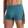 CALIDA Grafic Cotton, Boxer a Pantaloncino Uomo, Storm Blue,