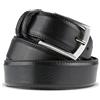 La Bottega del Calzolaio Cintura Uomo Pelle 3,5 cm, Cintura in Pelle da Uomo Classica di Vero Vitello Liscio, Artigianale Made in Italy, Astuccio Regalo