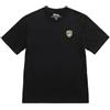 Blauer T-Shirt Logo Gommato Faxon Nero