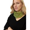 Prettystern scaldacollo tubolare sciarpa ad anello donna di 100% Cachemire Lana sciarpa tubolare collo di Cashmere Verde