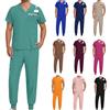 JPHCHSC Personalizzata Set di scrub da uomo, Uniforme Sanitaria con Casacca e Pantalone, set di scrub per infermieri, chirurgici, ospedali, divise mediche, bellezza (10 colori tra cui scegliere, M)