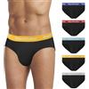 Natural Feelings Slip Uomo Cotone Mutande con Elastico Morbido Comodo Slip da Uomo Mutande L