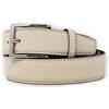 Emila Cintura beige in camoscio di pelle scamosciata uomo cinta artigianale casual 3,5 cm con fibbia per jeans abiti da ragazzo belt casual elegante sportiva 105