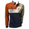 Aeronautica Militare Polo PO1888 da Uomo, Maglia, Camicia, Manica Lunga (IT, Testo, 3XL, Regular, Regular, 94682 Blu-Clay)