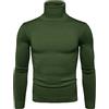 KINKOCCL Maglieria Mens Cotone Mock Turtle Neck Maglione Dolcevita Twist A Costine Maglia Maglione Collo A Tartaruga Cavo Maglia Maglioni Maglioni Casual Maglioni Collo Alto