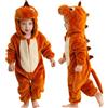 COOKY.D Costume Halloween Unisex Cappuccio Animale per Neonati,2-36 Mesi | Flanella Calda Costume Halloween Festivo,Completo Carnevale,Ideale per Family Book Day,Accogliente per l'Inverno
