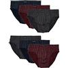 MioRalini 6 Slip da Uomo 100% Cotone, Articolo: 6 Senza Intervento Set10, Dimensioni: M-5