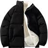 Generico Giubbotto Uomo Invernale Leggero - Giacca Invernale Unisex Cappotto Morbido Trapuntato, Cappotti Stile Casual Impermeabile Piumino Caldo Antivento per Outdoor