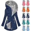 HAOLEI Cappotto Invernale da Donna Elegante Cappotto Foderato in Pile Piumino Pelliccia Giacca Invernale Giubbotto Donna Giacca Antivento in Pile Termici Elegante Giubbotto Lungo Spessa Parka