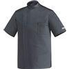 Egochef Giacca Cuoco Microfibra con Maniche Corte (XXXL, Convoy)