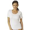 Vajolet - mezza manica con ricamo le felpe, cod. mm5393 - mm53931005 - bianco - 5
