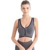 ZCJ Reggiseno sportivo da donna senza ferretto, per seni grandi, con forte tenuta e spalline incrociate regolabili, reggiseno traspirante per fitness, yoga, corsa