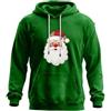 Mfhmom Felpa Natalizia Uomo con Cappuccio Babbo Natale 3D Stampa Divertente Pullover Invernale Oversize Christmas Hoodie Felpe Natalizie Maglione Stile Vintage Maniche Lunghe Tasche Invernali Renna Brutt
