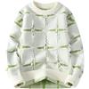 Generic Maglione Casual da Uomo Autunno Inverno Moda Comodo Lavorato a Maglia Senza Cappuccio Elegante