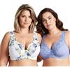 Curve Muse Reggiseno con Ferretto Sfoderato Minimizer-x2 | Stampato, Nylon, Elastan