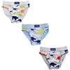 Ellepi Set da 6 Paia di Slip Bambino in Cotone con Filato e Colori anallergici e Taglie dalla 2 Anni alla 12. Art. 3837 3/4 Anni