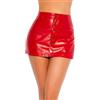 Koucla Gonna con bottoni, Colore: rosso, 42