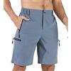Suwangi Uomo Pantaloncini Cargo Bermuda Pantaloncini Pantaloni Corti Sportivi Casual Shorts Ciclismo Multi-Tasca
