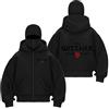 WZYRZ Felpa con cappuccio da uomo per Wi.t.c.h.e.r. Felpa invernale a doppio strato con cappuccio e cerniera, foderata in pile, mezza cerniera Giacca con cappuccio doppio, resistente, sportiva,B-m