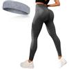 Generico Leggings 3D Solenao Leggings Sportivi Push up Donna,Leggings Donna Push Up Modellante Vita Alta ad Alta Compressione per Palestra，Yoga e Allenamento Comodi & Stilosi (Grigio Scuro,M)