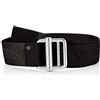 Tommy Jeans Tjm Essential Webbing Belt 3.5 Cintura, Black, 80 cm Uomo