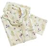 REHJJDFD Pigiama da donna in cotone con stampa a fiori Pigiama per la casa Pigiama da donna Loungewear Sleepwear