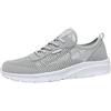 Generico Scarpe Uomo Estive 39-48 EU in Rete Traspirante con Suola Alta Sneakers Comode Leggere Scarpe Tennis Casual Eleganti Shoes Sportive per Ginnastica Running Palestra Padel,Grigio,43