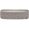 LIERYS fascia Copriorecchie Fauske donna - Made in Germany - scaldaorecchie con fodera interna in pile - paraorecchie one size 55-60 cm - fascia per capelli a maglia grigio chiaro Taglia unica