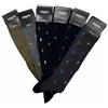 eMMe SQUARE - Calzini Uomo Lunghi al Ginocchio in Cotone - 6 Paia con Rombi Colorati - Calze Alte Eleganti, Traspiranti e Resistenti - Comfort Senza Costrizioni (Rombi)