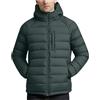 HAOLEI Giubbotto Invernale Uomo Piumino Uomo 100 Grammi Leggero Termici Giubbino Casual Parka Idrorepellente Piumini Antivento Giacca Trapuntata con Cappuccio Rimovibile per Quotidiano Lavoro Scuola Moto