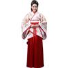 BOZEVON Donna Abiti Tuta Tang - Costume Tradizionale di Stile Cinese Antico Abiti Hanfu - per Spettacolo Teatrale Prestazioni, Stile-2/3XL