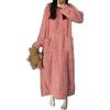 YoiTs Abito da Notte in Velluto Corallo Invernale, Camicia da Notte, Abito da Pigiama in Flanella da Donna Extra Lungo, Pigiama in Pile da Donna (Pink,XL)