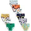 JackLoveBriefs Slip Bambino Ragazzo Mutande in Cotone 6-7 Anni,Pacco da 9,Multicolore,Dimensione:130