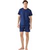 Noidinotte; more than pyjamas Noidinotte - Pigiama Uomo Estivo in Cotone Articolo Navy DOT. - M Blu