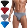 INNERSY Slip da uomo, morbidi, traspiranti, biancheria intima sportiva, confezione da 4