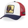 Capslab Cappello da uomo e donna My Hero Academia, berretto da camionista, regolabile con snapback, rosso/blu/bianco, Taglia unica
