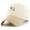 47 Carlino Clean Up Velluto a Coste Baserunner Dog Icon Beige Chiaro Beige Berretto Regolabile