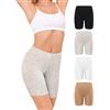 VOENXE Boxer Donna Cotone,Pantaloncini Sottogonna Antisfregamento Culotte | Mutande Pantaloncino Donna,Legging Corti,Ciclisti Sport Short,Mutandine Pantaloni Elasticizzato,Calzoncini Gamba Lunga,4 Pack