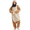 ULEEMARK Dinosauri Pigiama Animale Donna Uomo Invernale Costume Carnevale Halloween Cosplay Adulto Monopezzo Winter Onesies Unisex