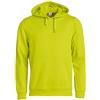 CliQue Felpa con cappuccio da uomo, Verde (verde visibilità), M