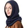 DRESHOW Cappelli Invernali per le Donna Balaclava Knit Beanie Skull Cap con Coulisse Caldo Cappuccio Sciarpa Cappello