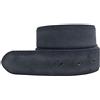 BELTINGER Cintura intercambiabile in pelle scamosciata senza fibbia 4 cm | Cintura con bottoni a pressione per donna uomo 40mm | Cintura in pelle scamosciata 4cm | Blu scuro 90cm
