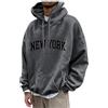 Generico Felpa Uomo Con Cappuccio Giacca Invernale Uomo Maniche Lunghe Sportive Felpata Sweatshirt Vestiti Felpe Bodybuilding Sport Cotone Hoodie Leggera Militare Calda Imbottite Running 2#gris foncé 5XL