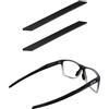 Saucer Gommini di ricambio in gomma per Oakley Activate OX8173 | Activate Asian Fit OX8169F Glass, Nero , Taglia unica