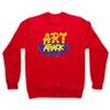 My Icon Art & Clothing - Art Attack per ragazzi, costume, felpa, adulto rosso XL/Petto 122/ 127 cm