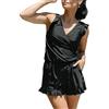 WEYSHHT HULKAY Swim Romper Built-in Bra, Costume da Bagno con Reggiseno Integrato, Pagliaccetto da Donna con Reggiseno Integrato, Taglie Forti, Tutina da Bagno da Donna