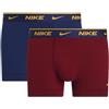 Nike Trunk 2Pk Color Team Red/Blue Void, X-Large 607 - Team Red Blue Void X-Large