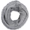 styleBREAKER Sciarpa ad anello in maglia a quadri invernale,Grigio chiaro